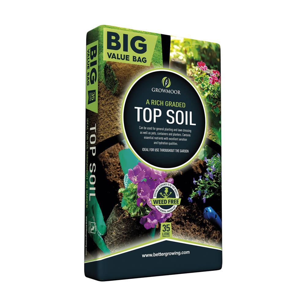 Growmoor Top Soil 35 Litres