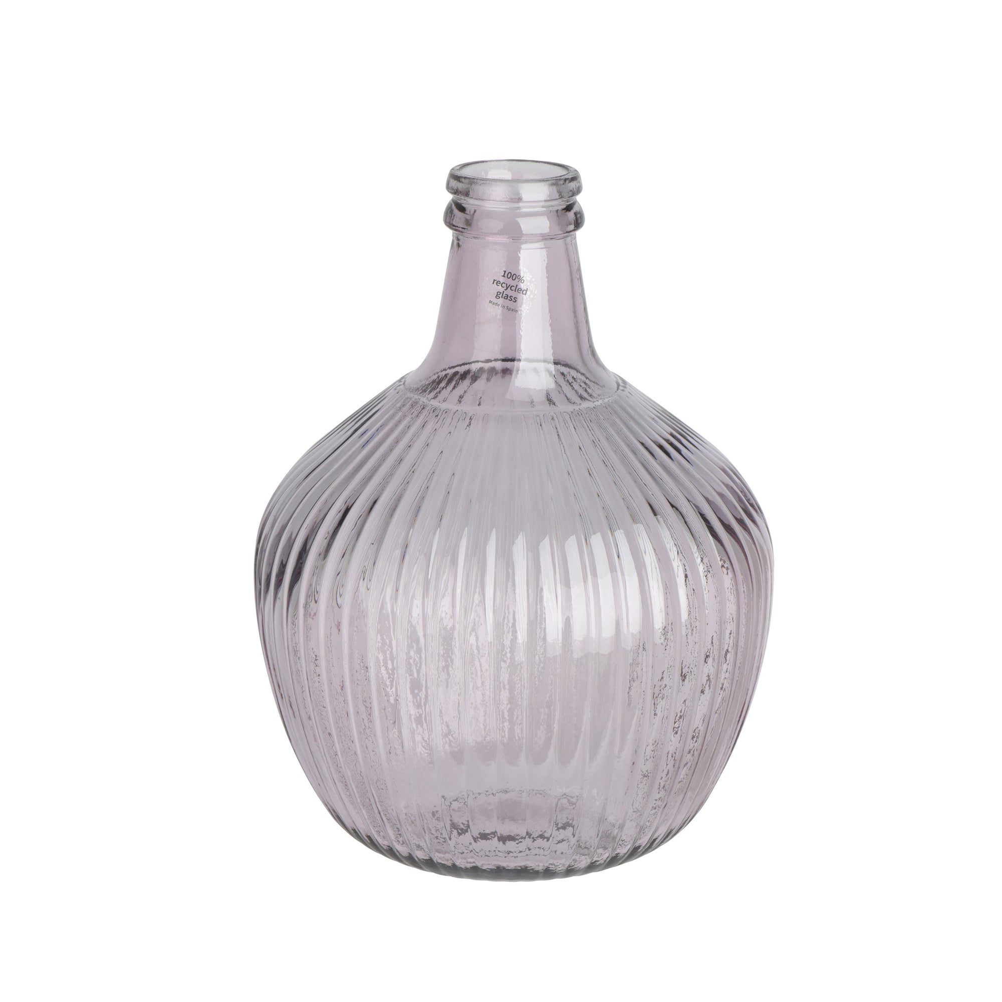 Kaemingk Vase glass trans round