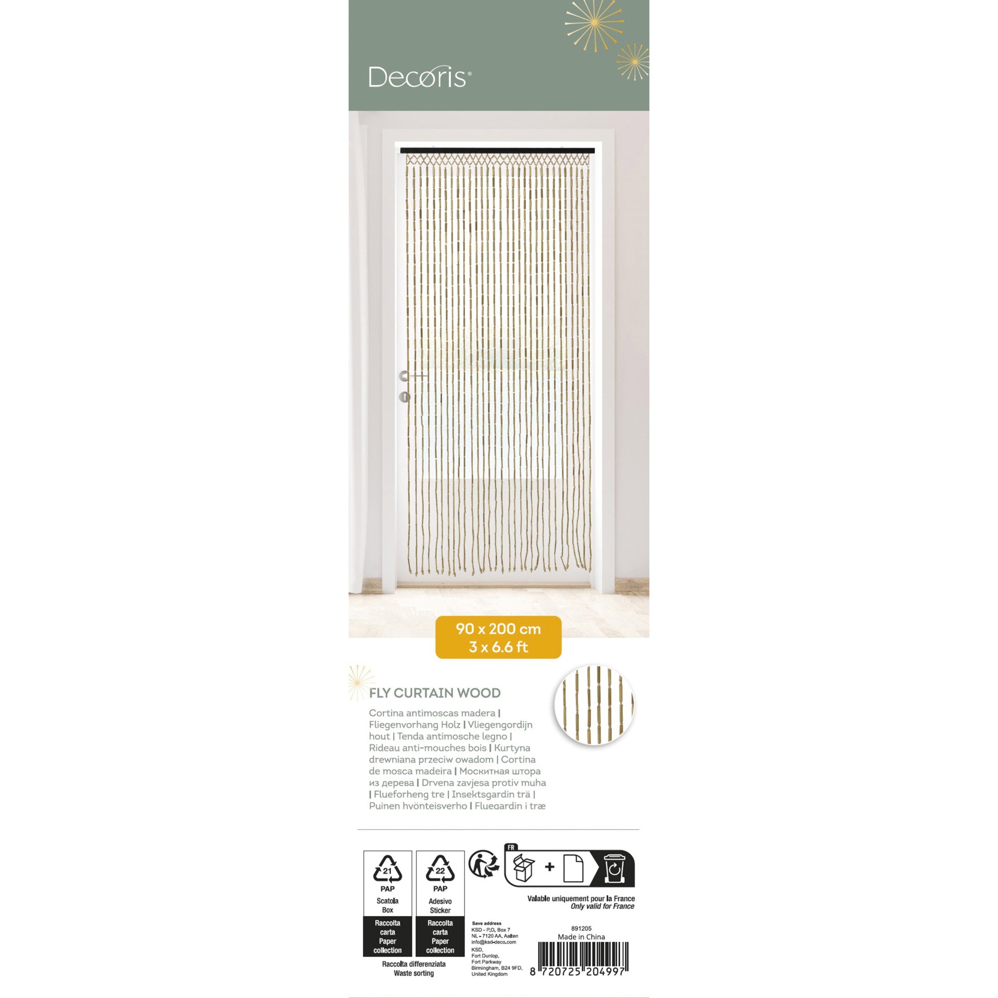 Kaemingk Curtain bamboo