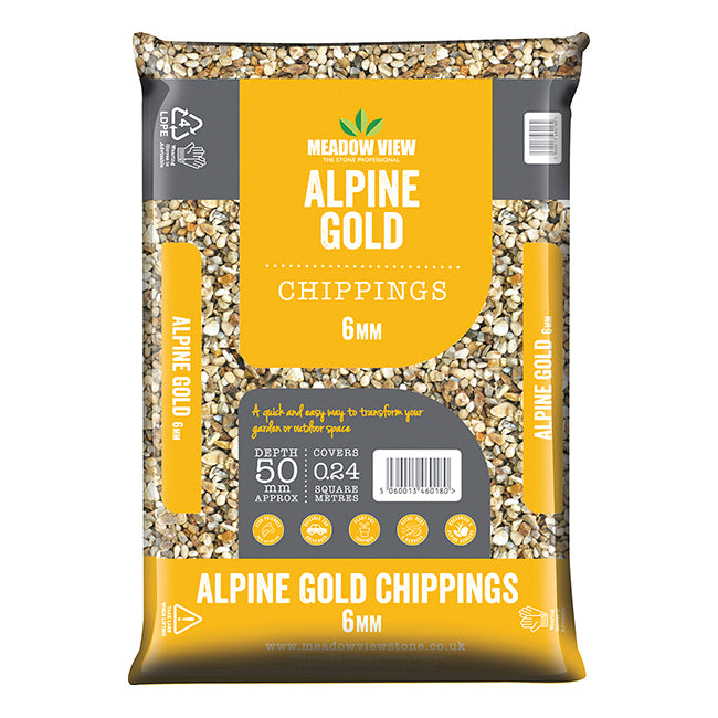 Alpine Gold Chippings 3-8mm