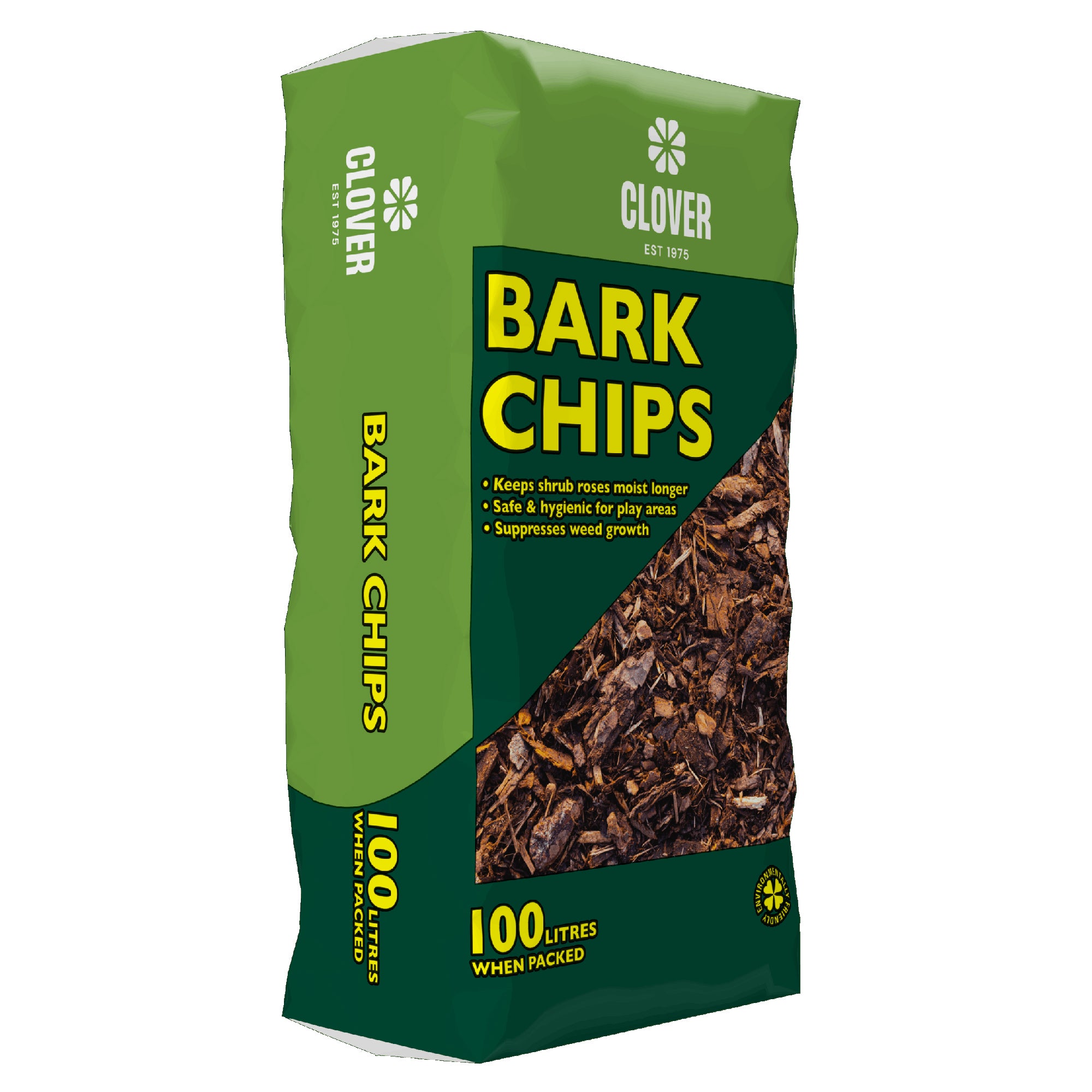 Clover Grow Bark Chips Bale 100L