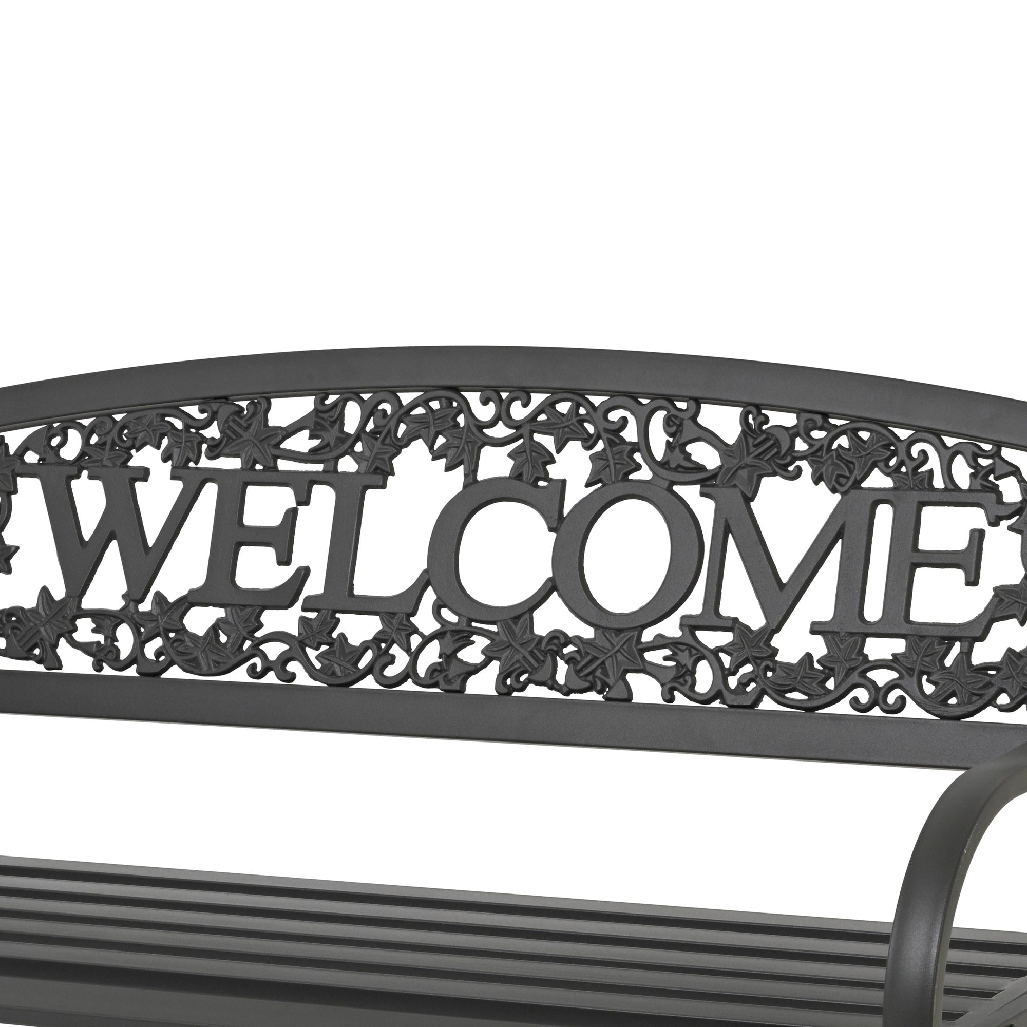 Kaemingk Bench Welcome Steel