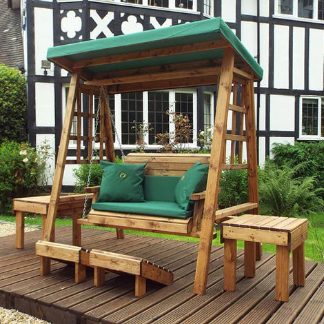 Dorset Two Seater Swing Green