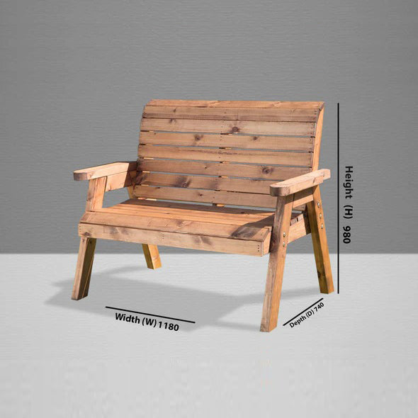 Traditional 2 Seater Bench