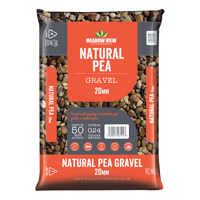 Natural Pea Gravel 20mm