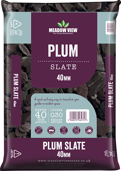 Plum Slate 40mm