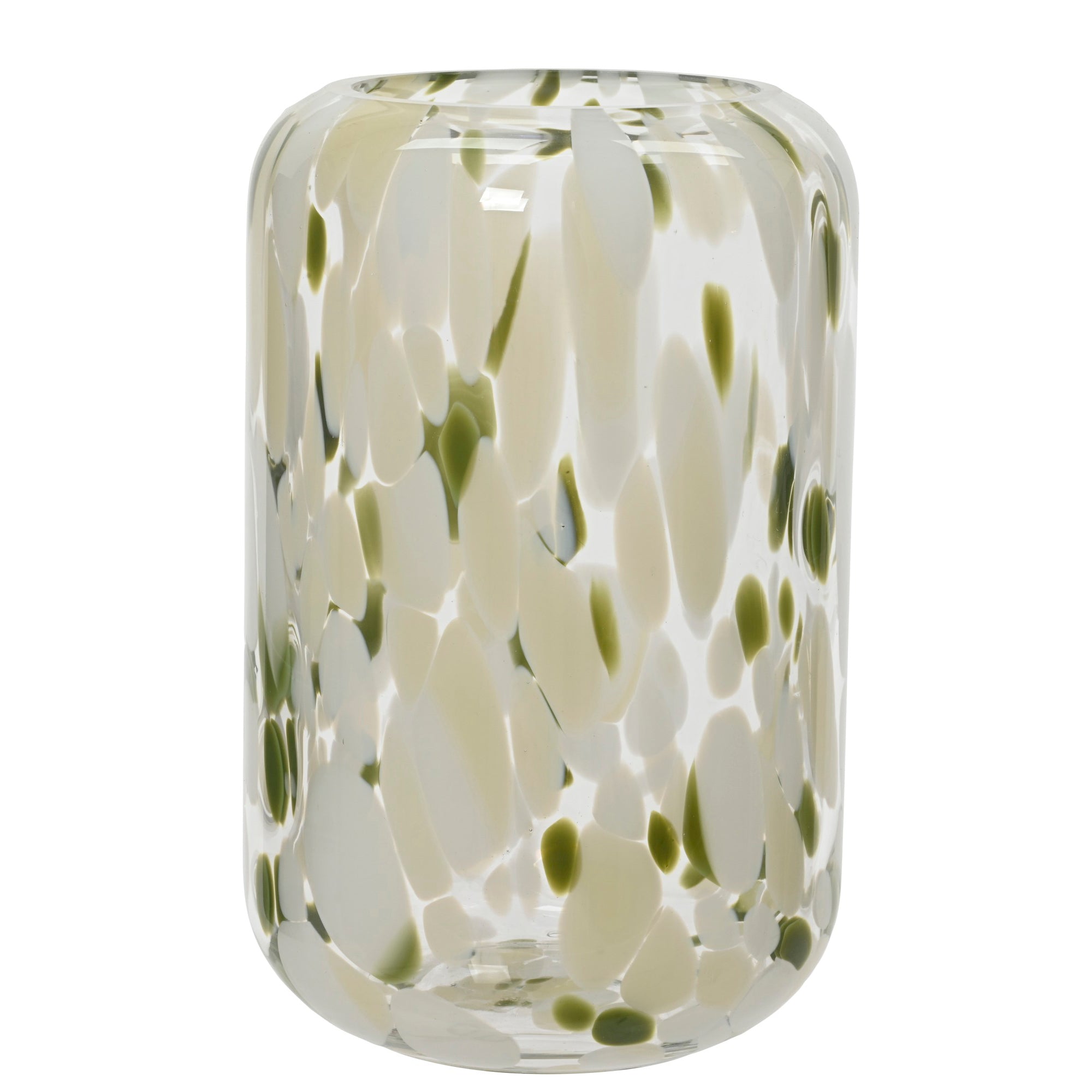 Kaemingk Vase glass powder 32cm
