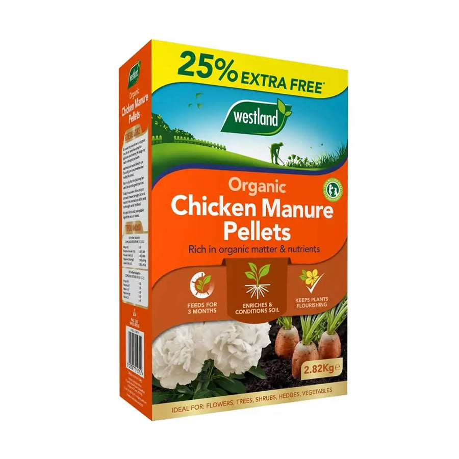 Westland Organic Chicken Manure Pellets 2.82kg