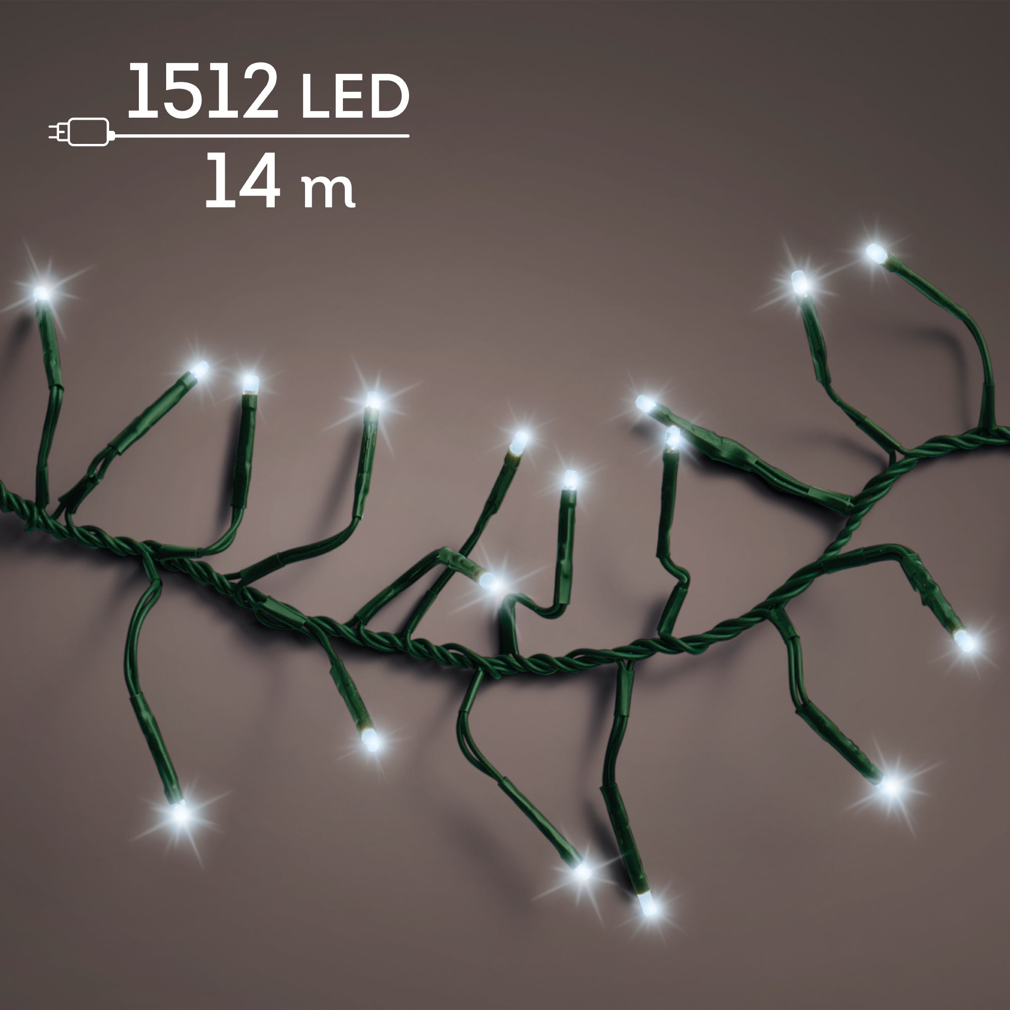 Cluster twinkle LED lights x 1512