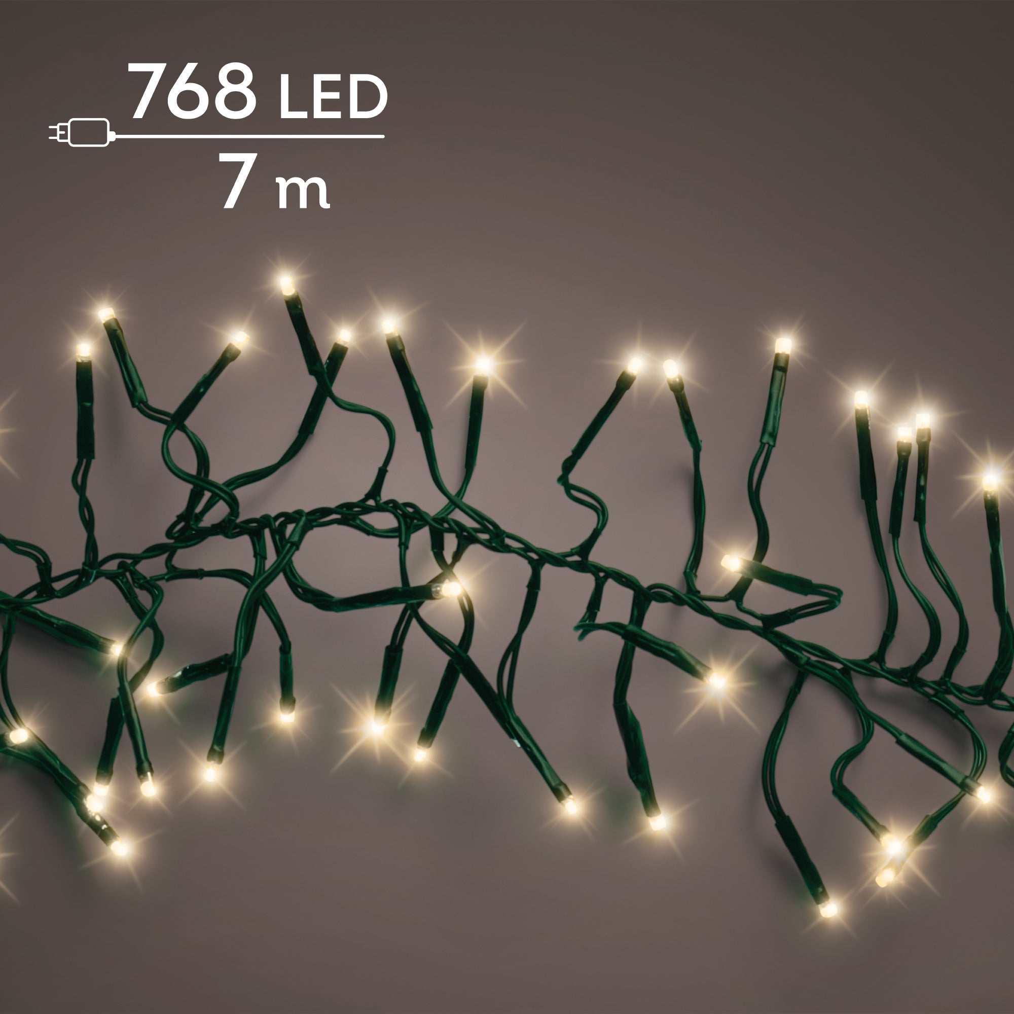 Cluster twinkle LED lights x 768