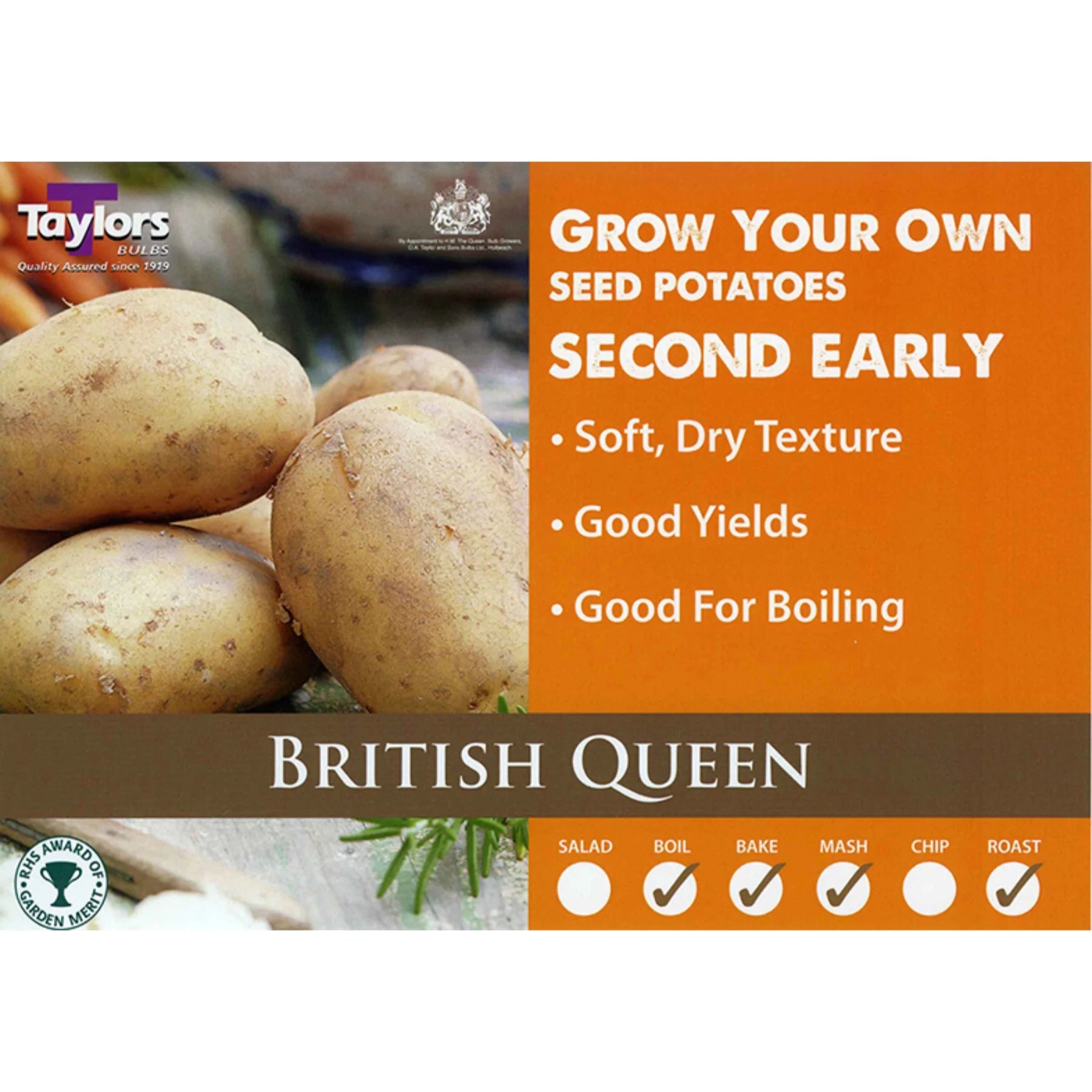 8 Potato British Queen