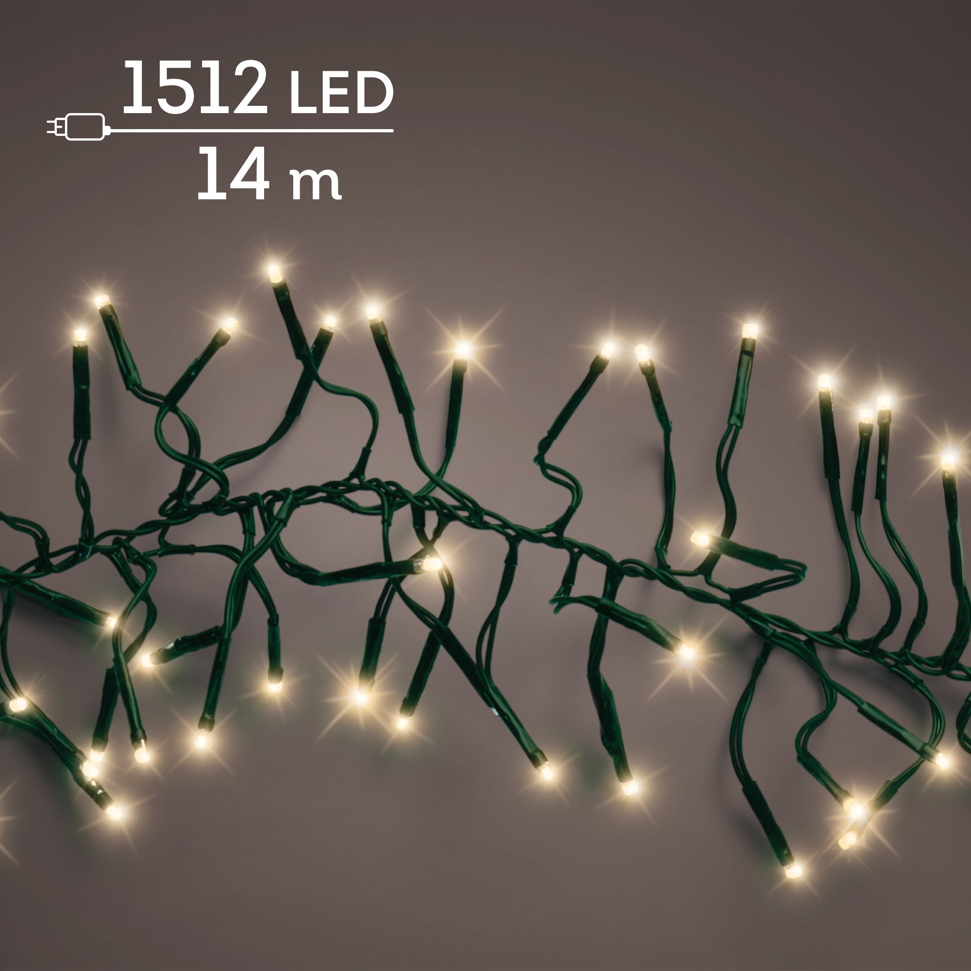 Cluster twinkle LED lights x 1512